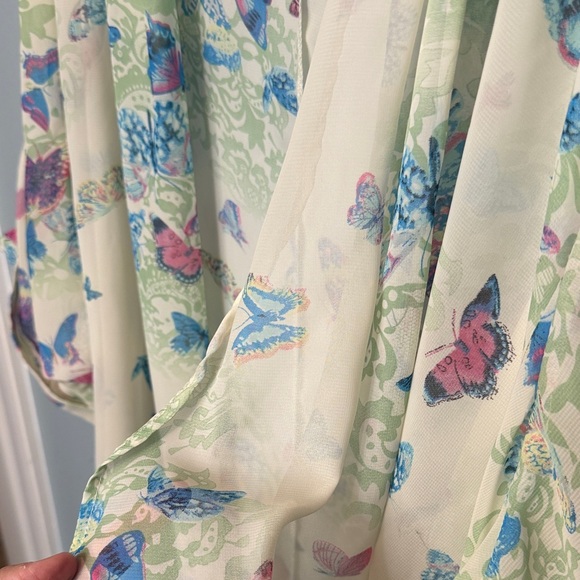 Floral Butterfly Kimono Cardigan - Picture 4 of 4